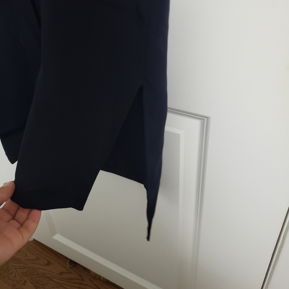 ZARA Navy Sleeveless Long Vest - Picture 9 of 9